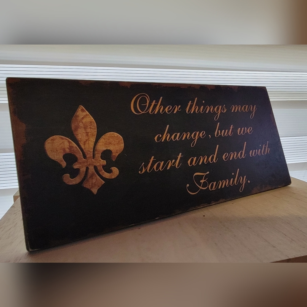 Decorative Family Quote Plaque